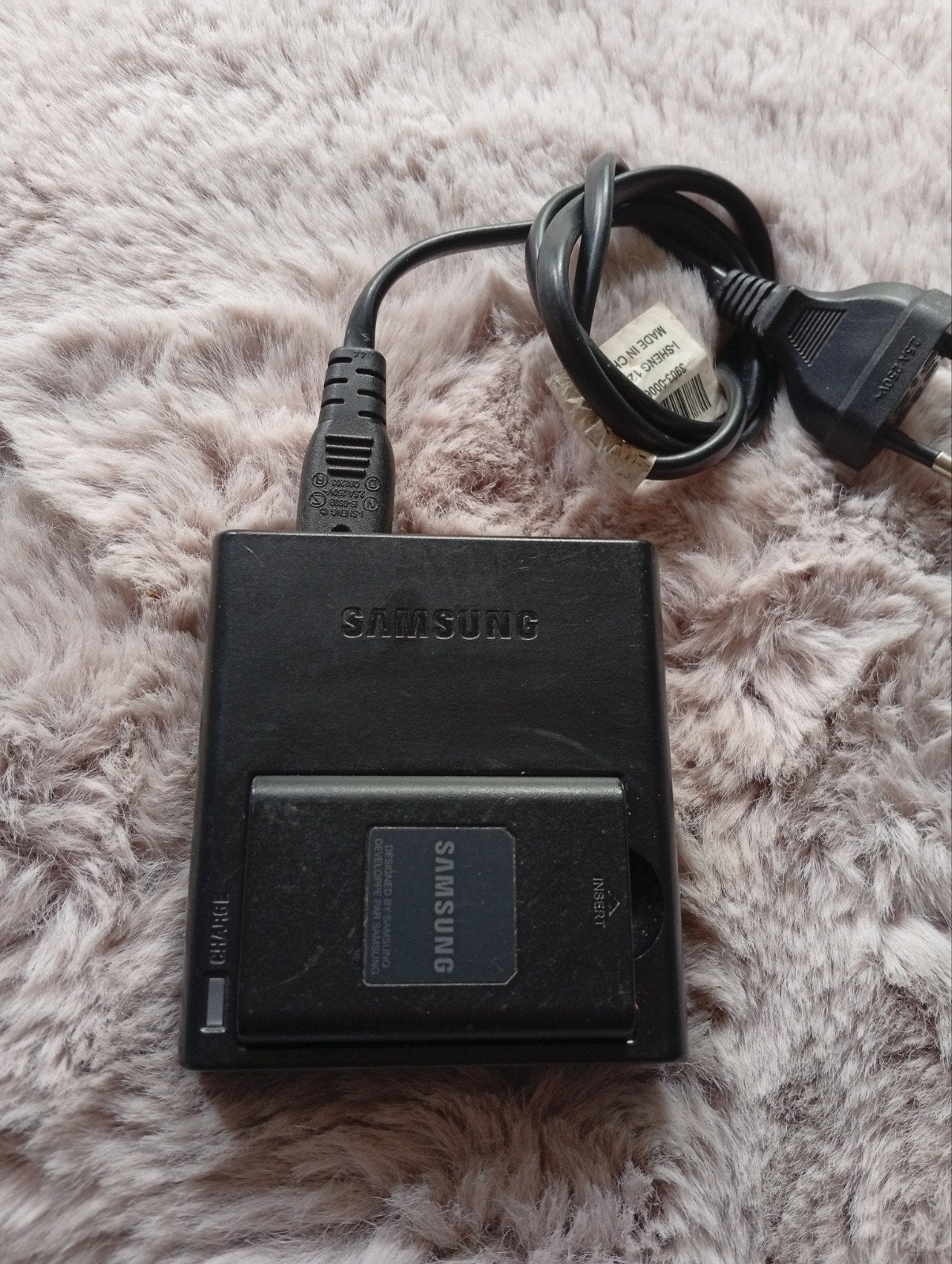 Acculader met accu voor Samsung NX fototoestellen, Audio, Tv en Foto, Gebruikt, Inclusief stroomkabel
