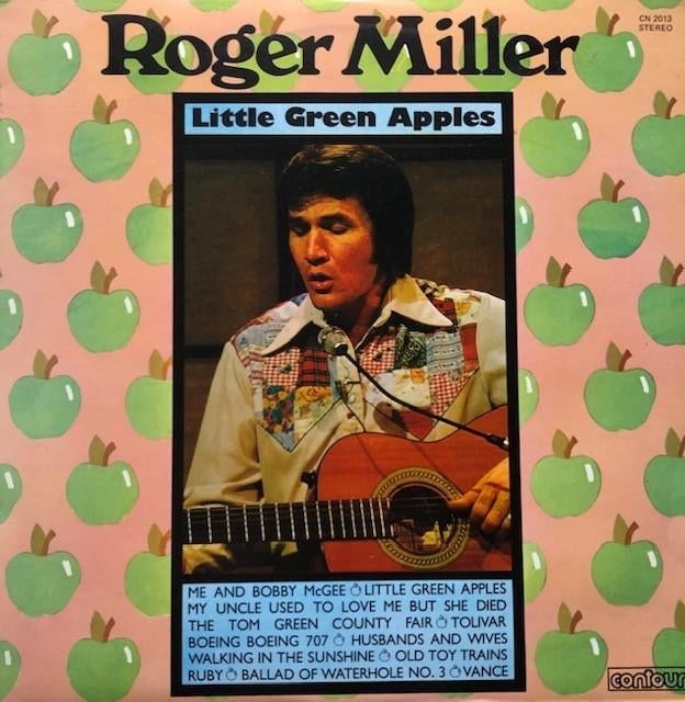 ROGER MILLER LP: LITTLE GREEN APPLES, Ophalen of Verzenden, Gebruikt, 12 inch