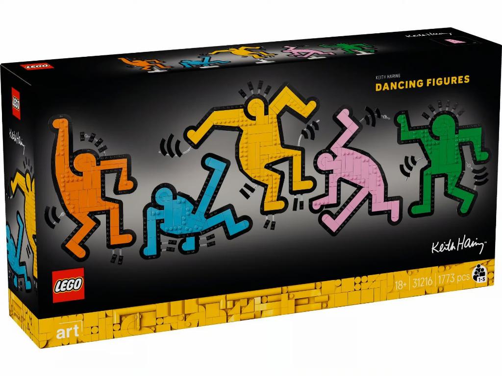 Lego Art set 31216 Keith Haring – Dansende figuren, Overige thema's, Lego, Nieuw, Ophalen of Verzenden