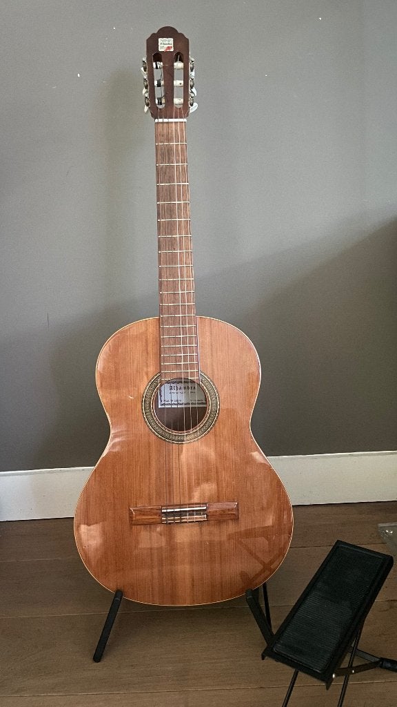 Alhambra model 1p - klassieke Spaanse gitaar, Muziek en Instrumenten, Ophalen of Verzenden, Gebruikt, Klassieke of Spaanse gitaar