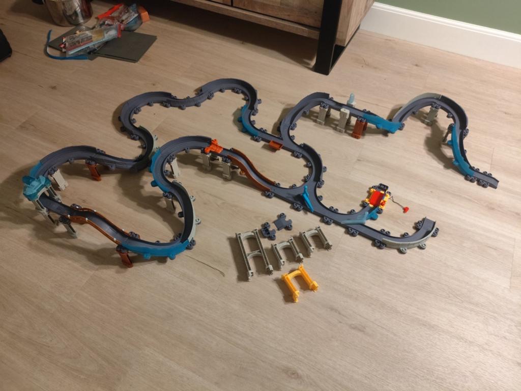 Chuggington treinbaan met meerdere treintjes., Ophalen, Gebruikt