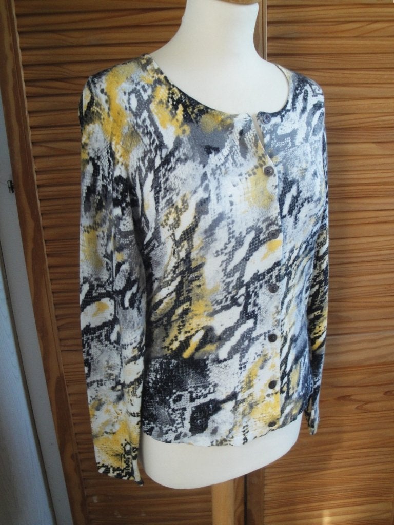 Grijs/geel vestje BONITA maat M, Maat 38/40 (M), Meerkleurig, Bonita, Ophalen of Verzenden