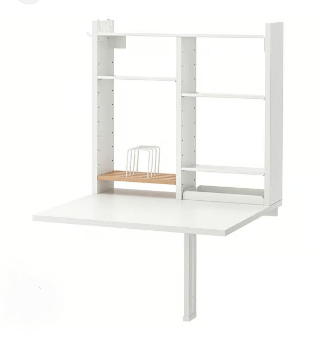 IKEA Nordberg klaptafel voor aan de muur wit 64 x 60 cm, Ophalen of Verzenden, Gebruikt