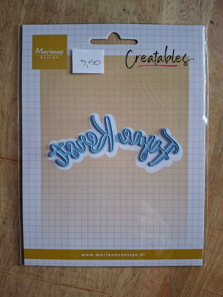 Marianne Design - Fijne kerst gebogen, Ophalen of Verzenden, Nieuw, Kerst, Pons of Mal