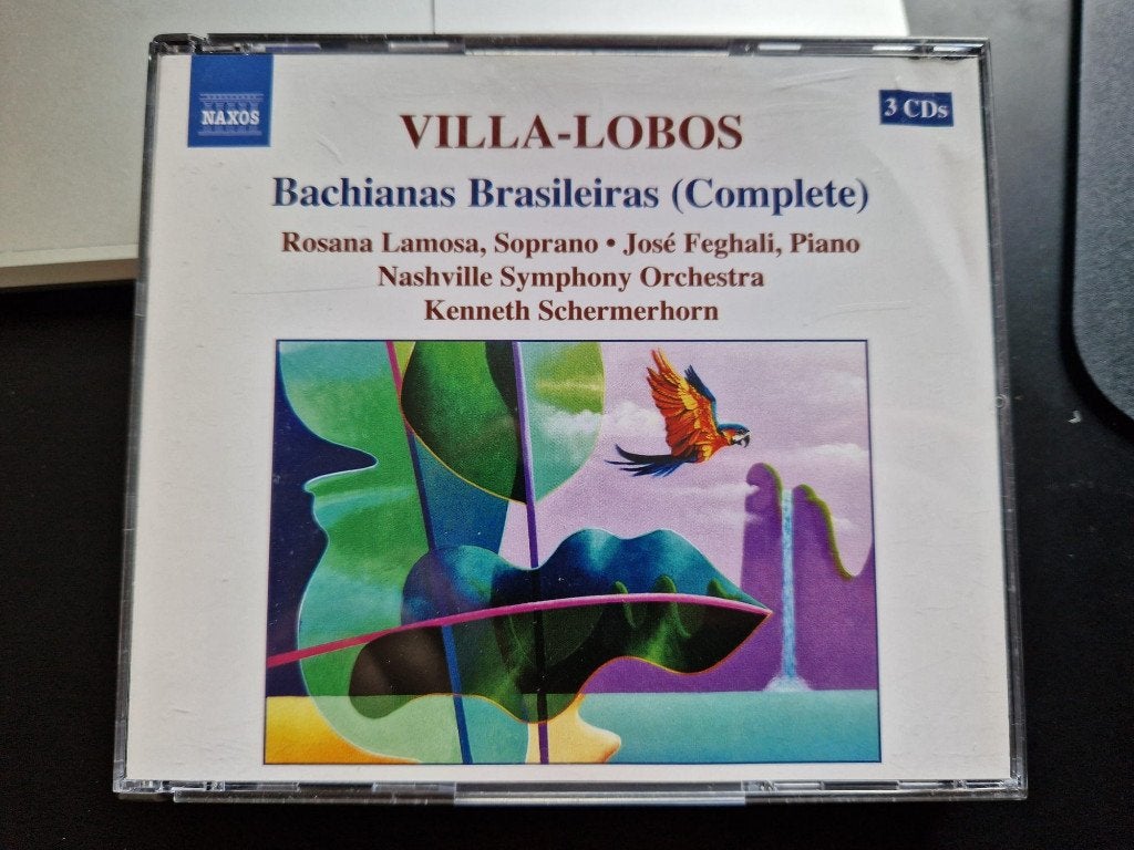 Villa-Lobos Bachianas Brasileiras (Complete) 3 X CD, Ophalen of Verzenden, Zo goed als nieuw, Overige typen