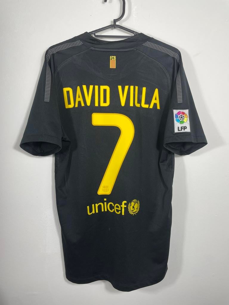Origineel Barcelona 2011/12 uitshirt. David Villa. Maat M., Ophalen of Verzenden, Zo goed als nieuw, Buitenlandse clubs, Shirt