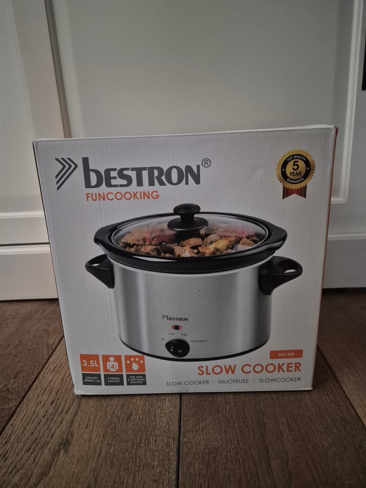 Bestron Slowcooker ASC350 - Nieuw in doos, Ophalen of Verzenden, Nieuw
