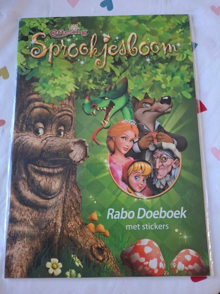 Efteling Sprookjesboom Rabo Doeboek met stickers, Ophalen of Verzenden, Nieuw, Overige typen