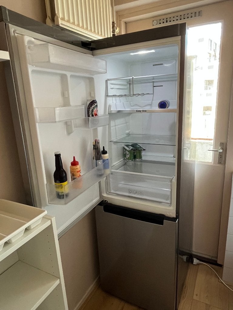 Samsung koel-vriescombinatie – No Frost – A+, Ophalen, Gebruikt, 200 liter of meer, Met aparte vriezer