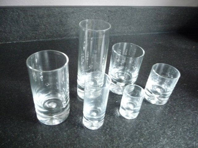 Vintage kristallen glasservies, Ophalen, Glas of Glazen, Vintage, Glas