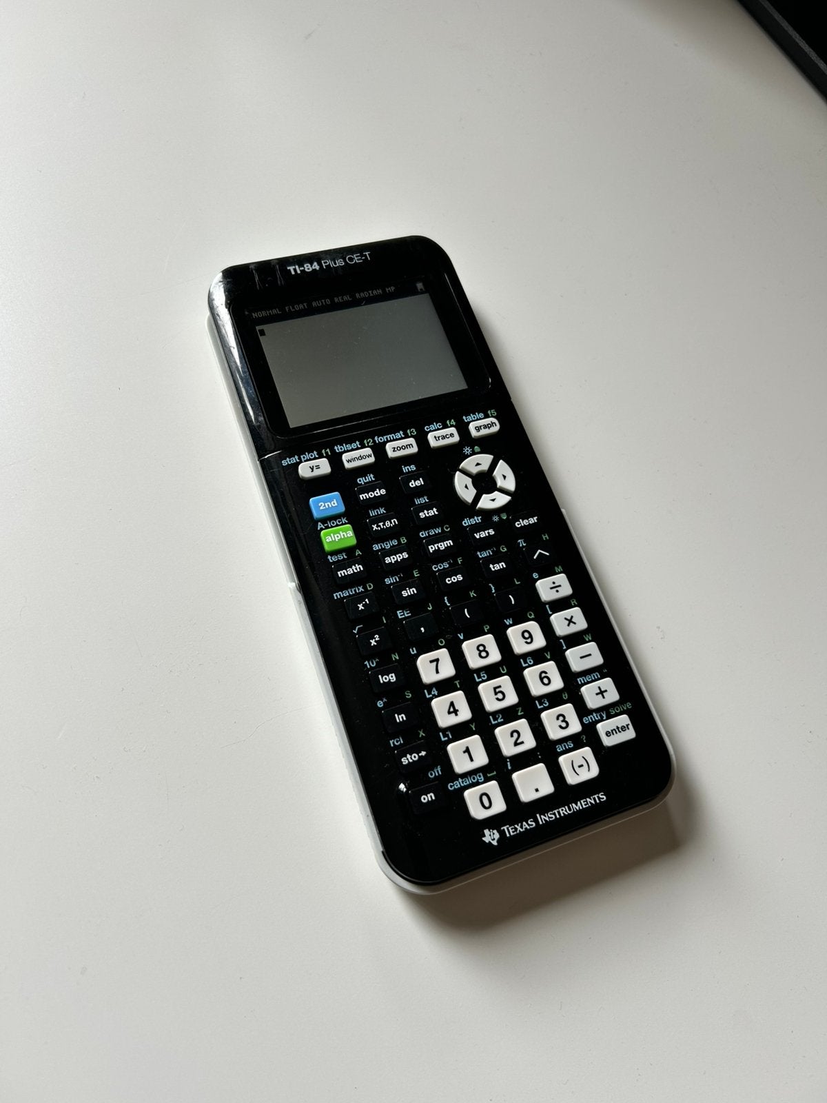Grafische rekenmachine TI-84 Plus CE-T (Texas Instruments), Ophalen of Verzenden, Grafische rekenmachine, Zo goed als nieuw