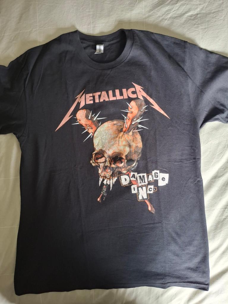 Metallica tour shirt, metal., Ophalen of Verzenden, Zo goed als nieuw, Zwart