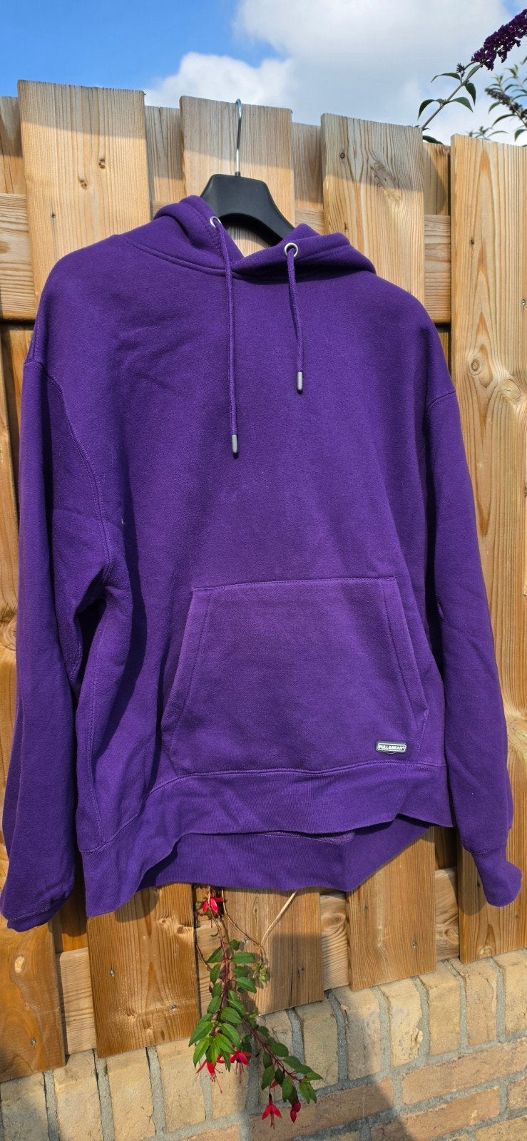 Paarse/Lila Woodie Hoodie van Pull&Bear - XL, Ophalen of Verzenden, Paars