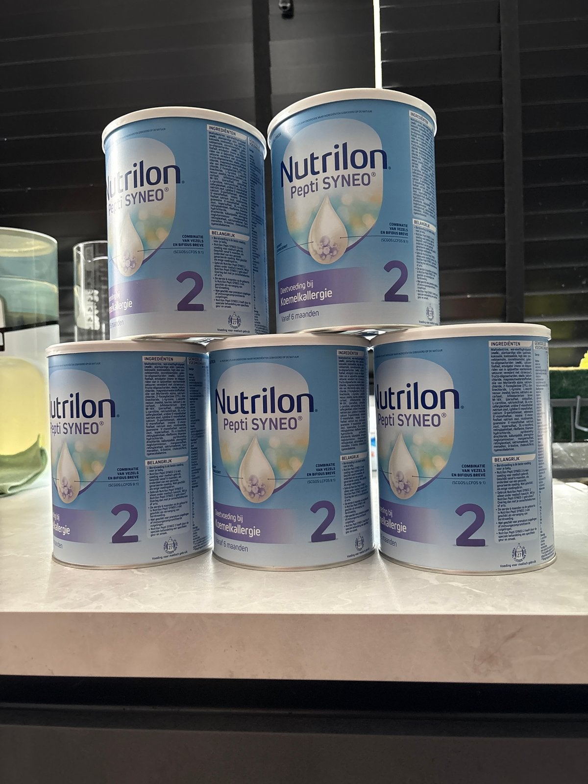 5x Nutrilon Pepti Syneo 2 - Houdbaar tot 10-2027, Ophalen of Verzenden, Nieuw, Babyvoedingmaker, Nutrilon