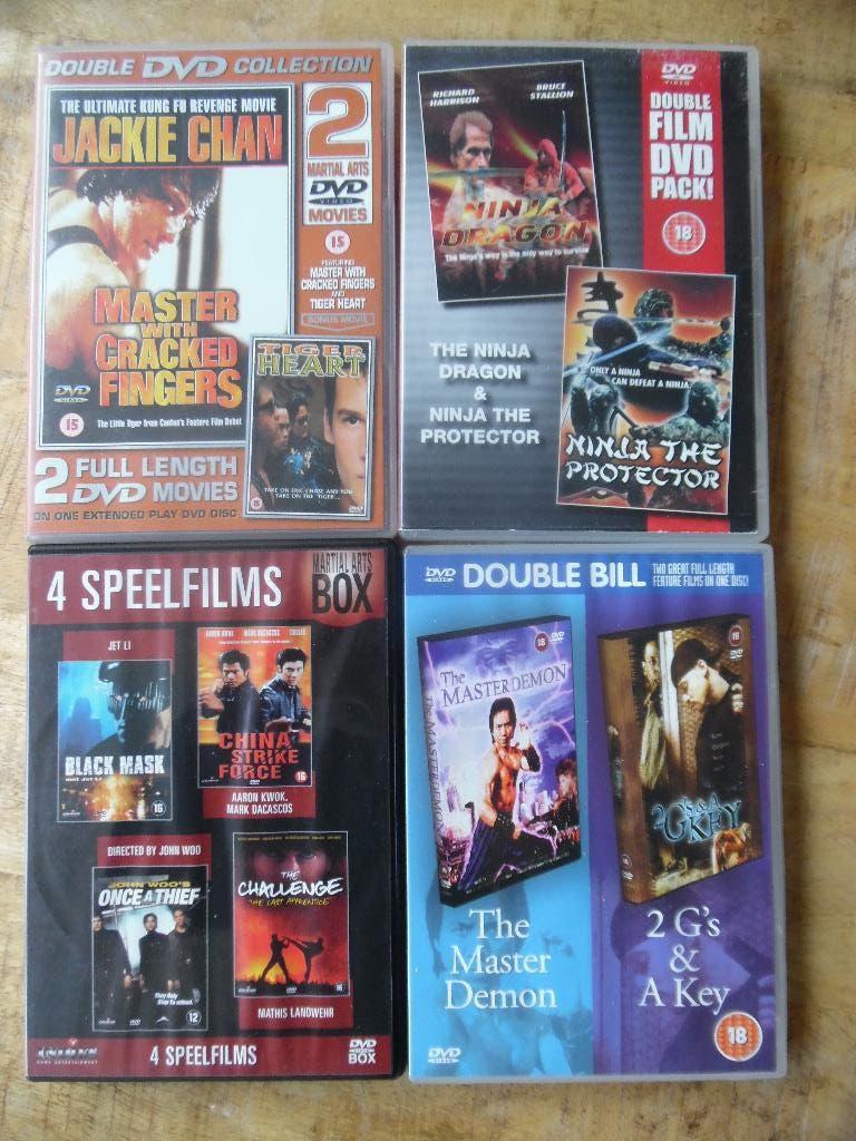 DVD KUNG FU NINJA KARATE MARTIAL ART 21 BOXEN, Vanaf 16 jaar, Ophalen of Verzenden, Gebruikt