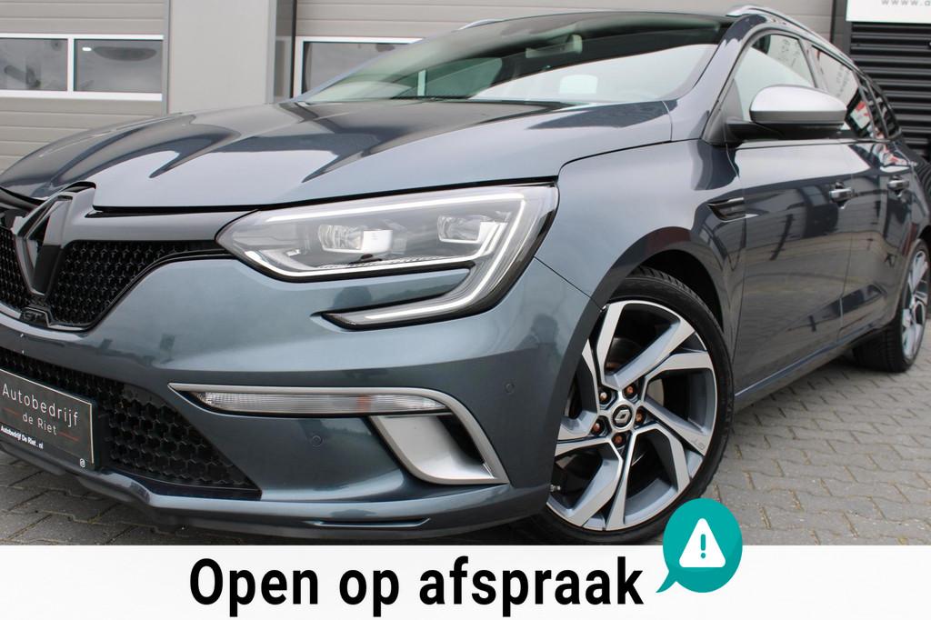 Renault Mégane Estate 1.6 TCe GT 4-CONTROL|HEADUP|NAVI|CAME, Gebruikt, Euro 6, 4 cilinders, Blauw