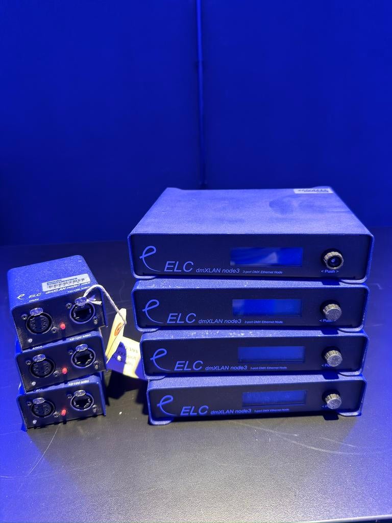 ELC dmXLAN NODE 1SF / 3T POE, Ophalen of Verzenden, Nieuw, Licht, Geluidgestuurd