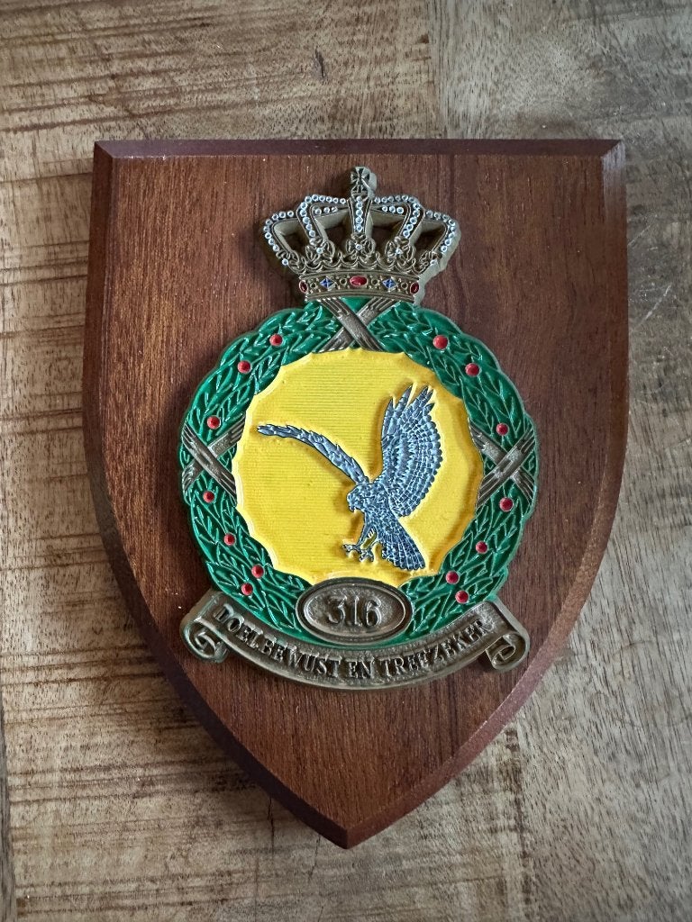 316 Squadron squadron shield, Ophalen of Verzenden, Gebruikt, Overige typen