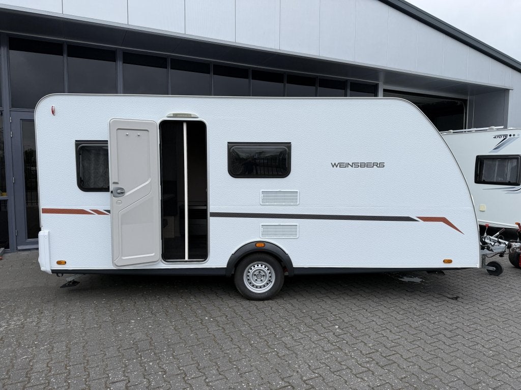 Weinsberg CaraCito 470 EU 2 Aparte bedden 1200KG BJ 2021, Caravans en Kamperen, Overige merken, Lengtebed, Bedrijf, Treinzit