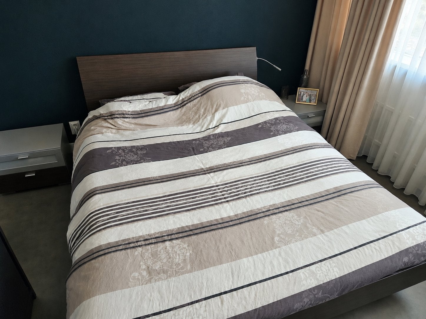 Gratis afhalen! Elektrisch verstelbaar 2persoonsbed, Huis en Inrichting, Slaapkamer | Bedden, Ophalen, Tweepersoons, 160 cm, Hout