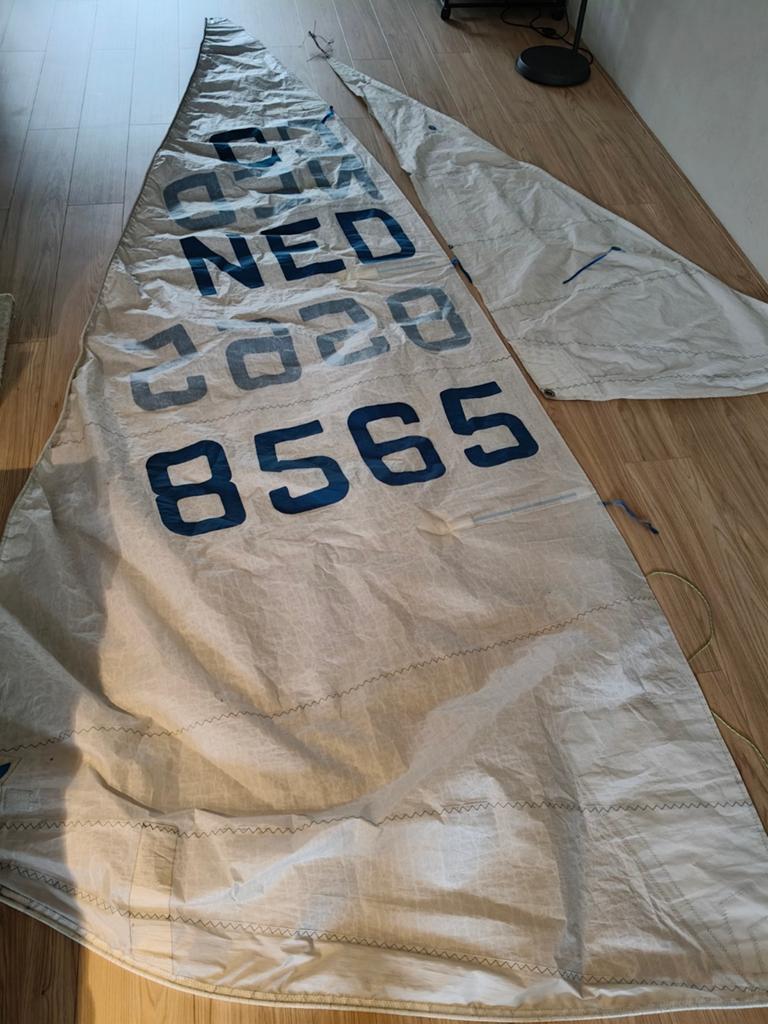 Zeilen voor Cadet zeilbootje met spinnaker, Ophalen of Verzenden