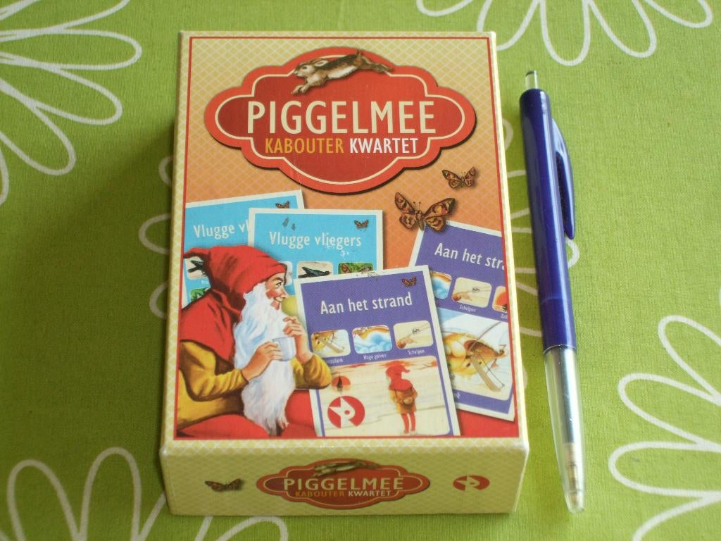 Piggelmee kabouter kwartet, Verzamelen, Speelkaarten, Jokers en Kwartetten, Zo goed als nieuw, Kwartet(ten), Ophalen of Verzenden