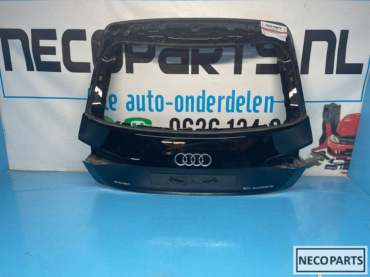 AUDI E-TRON ETRON ACHTERKLEP ORIGINEEL ALLES LEVERBAAR !!!, Gebruikt, -, -, Bumper