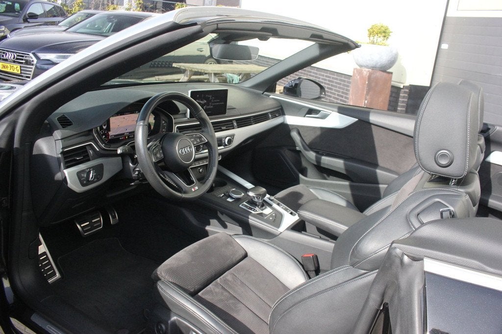 Audi A5 Cabriolet 2.0 TFSI Sport S-Line | Nekverwarming |, Gebruikt, 4 stoelen, Zwart, Bedrijf