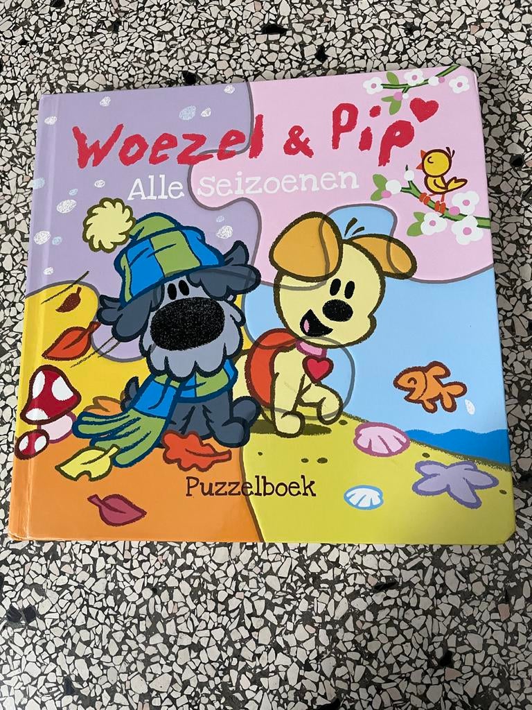Woezel & Pip Puzzelboek Alle Seizoenen - Zo goed als nieuw, Ophalen, Minder dan 10 stukjes, Zo goed als nieuw, 2 tot 4 jaar
