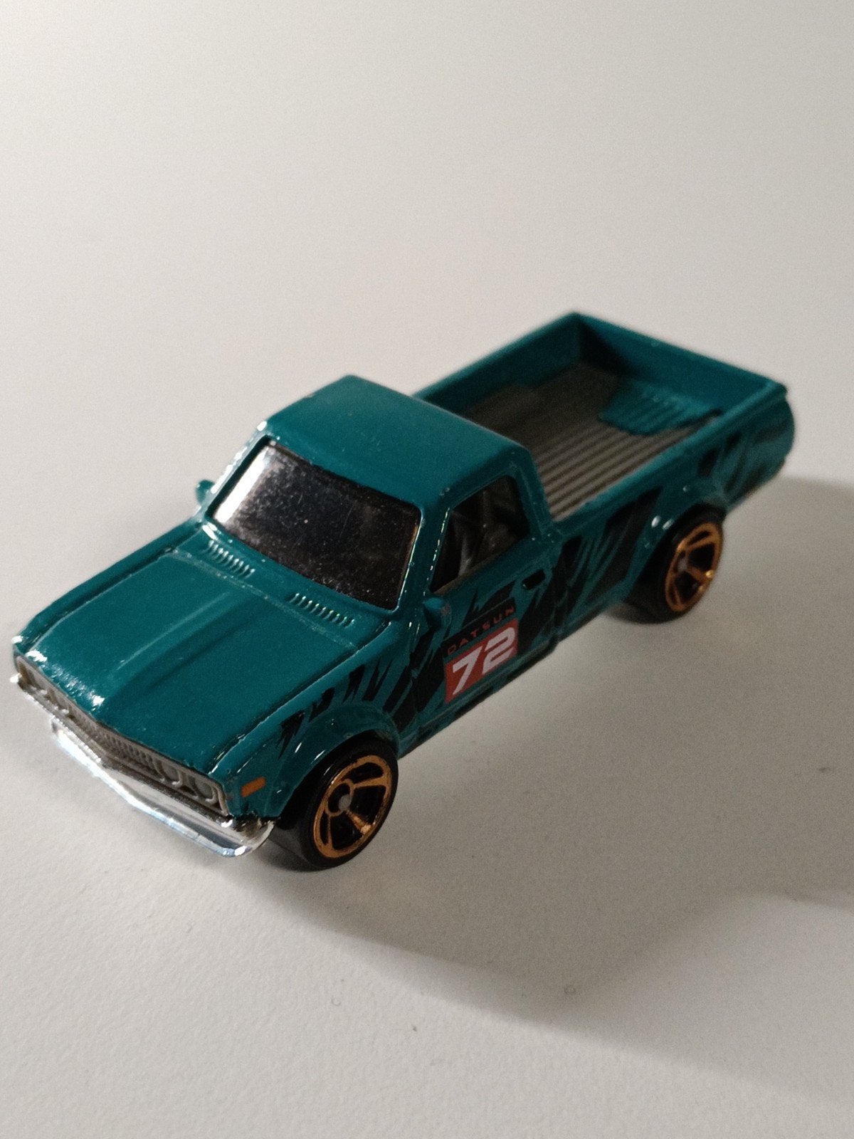 Hot Wheels Datsun 620 Pick-up Groen - Zo goed als nieuw, Ophalen of Verzenden, Zo goed als nieuw, Auto