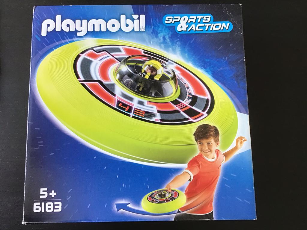 Playmobil 6183 vliegende schotel frisbee in doos nieuw, Ophalen of Verzenden, Zo goed als nieuw
