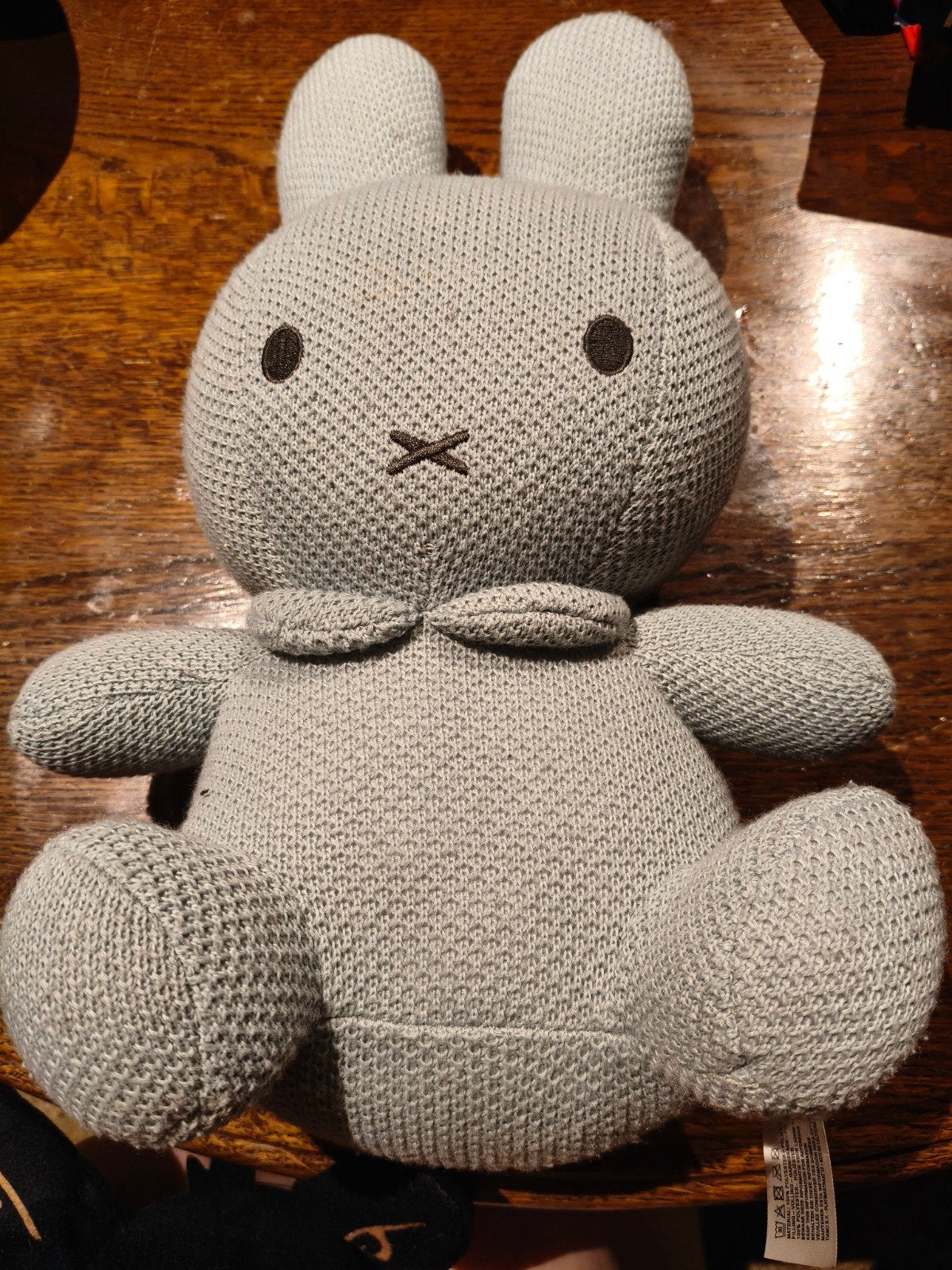 Nijntje Miffy Knuffel - Zo goed als nieuw, Overige merken, Grijs, Konijn, Nijntje