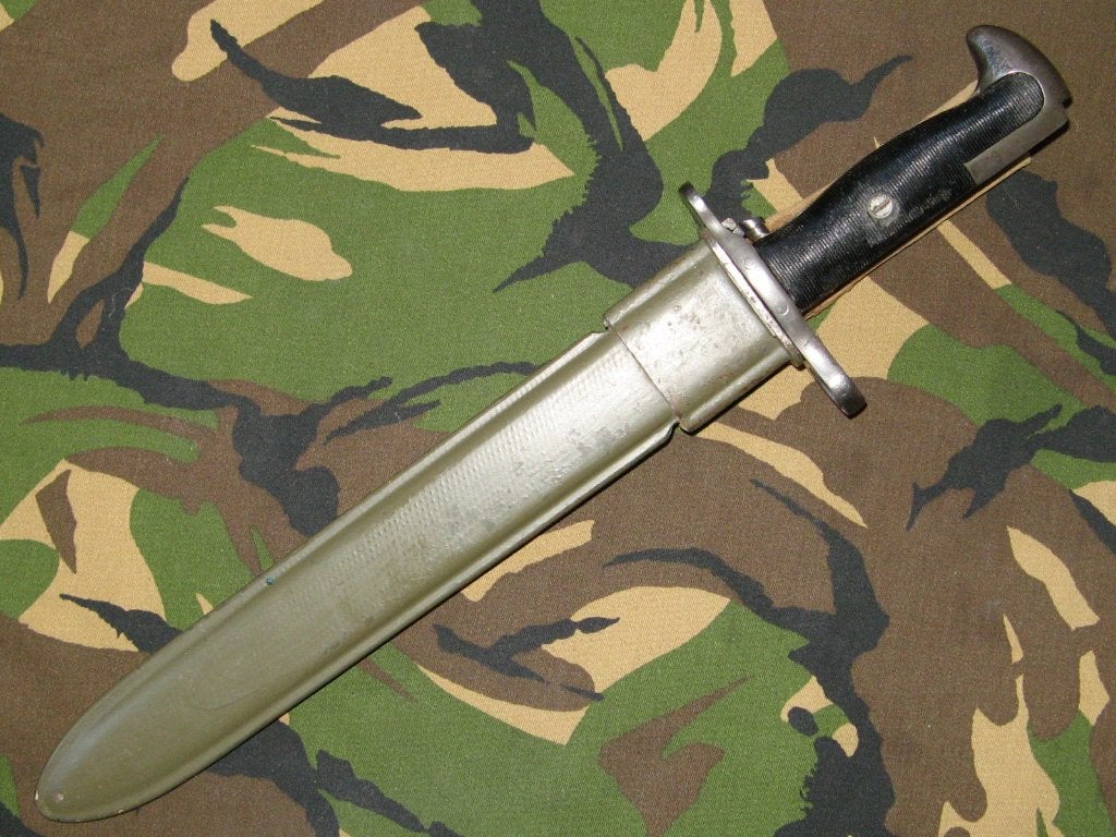 Bajonet M1 Garand Italie - Leger Combat Mes, Verzamelen, Ophalen of Verzenden, Landmacht, Overige gebieden, Mes of Dolk