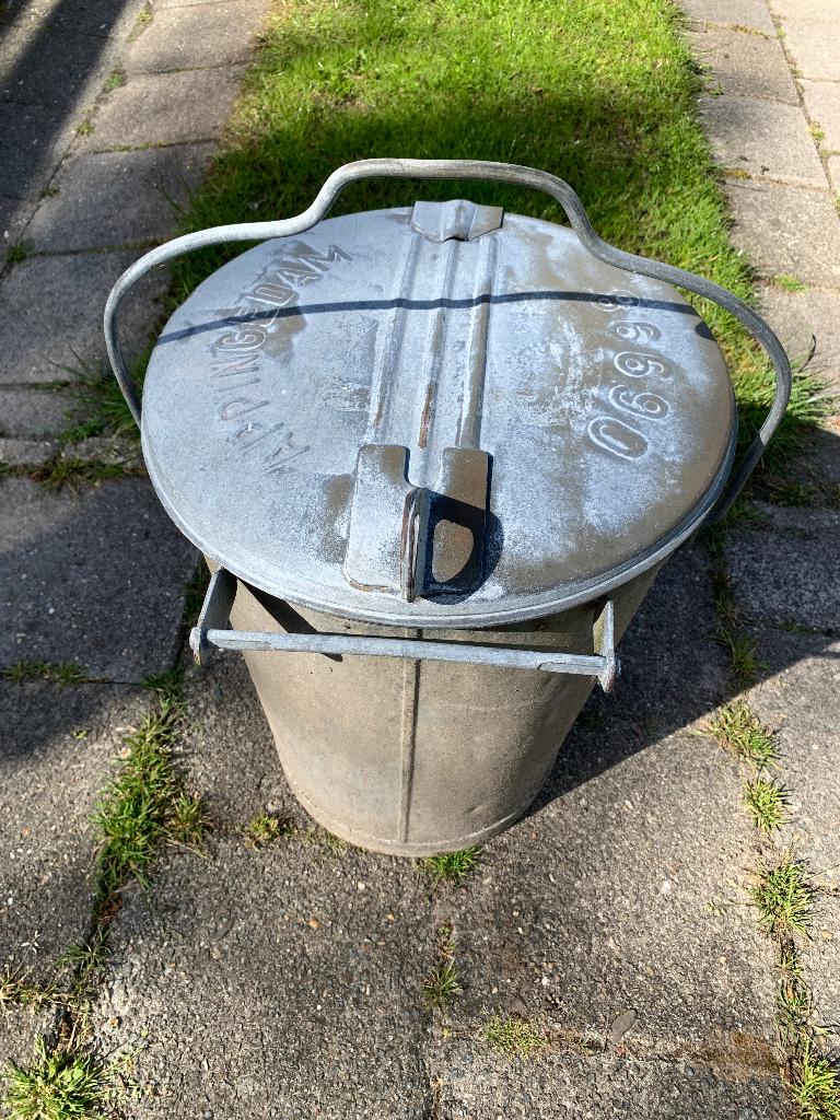 Originele Vuilnisemmer Gemeente Appingedam, Ophalen, Gebruikt
