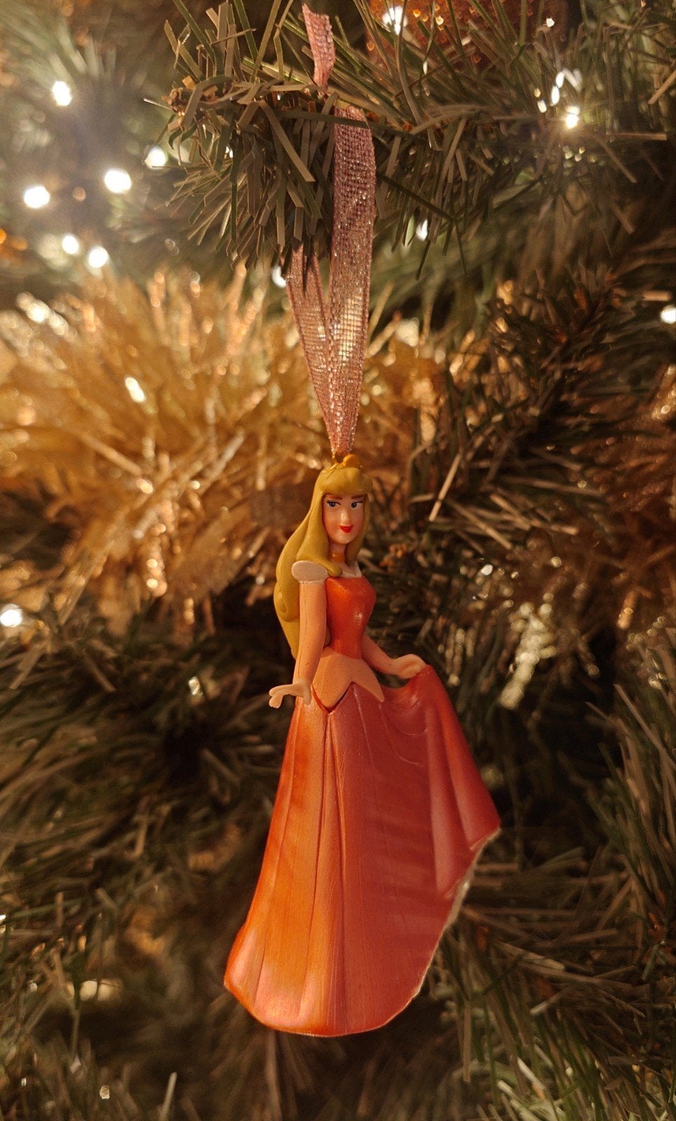 Disney prinses Doornroosje kerst ornament hanger kerstbal, Ophalen of Verzenden, Sneeuwwitje of Doornroosje, Nieuw