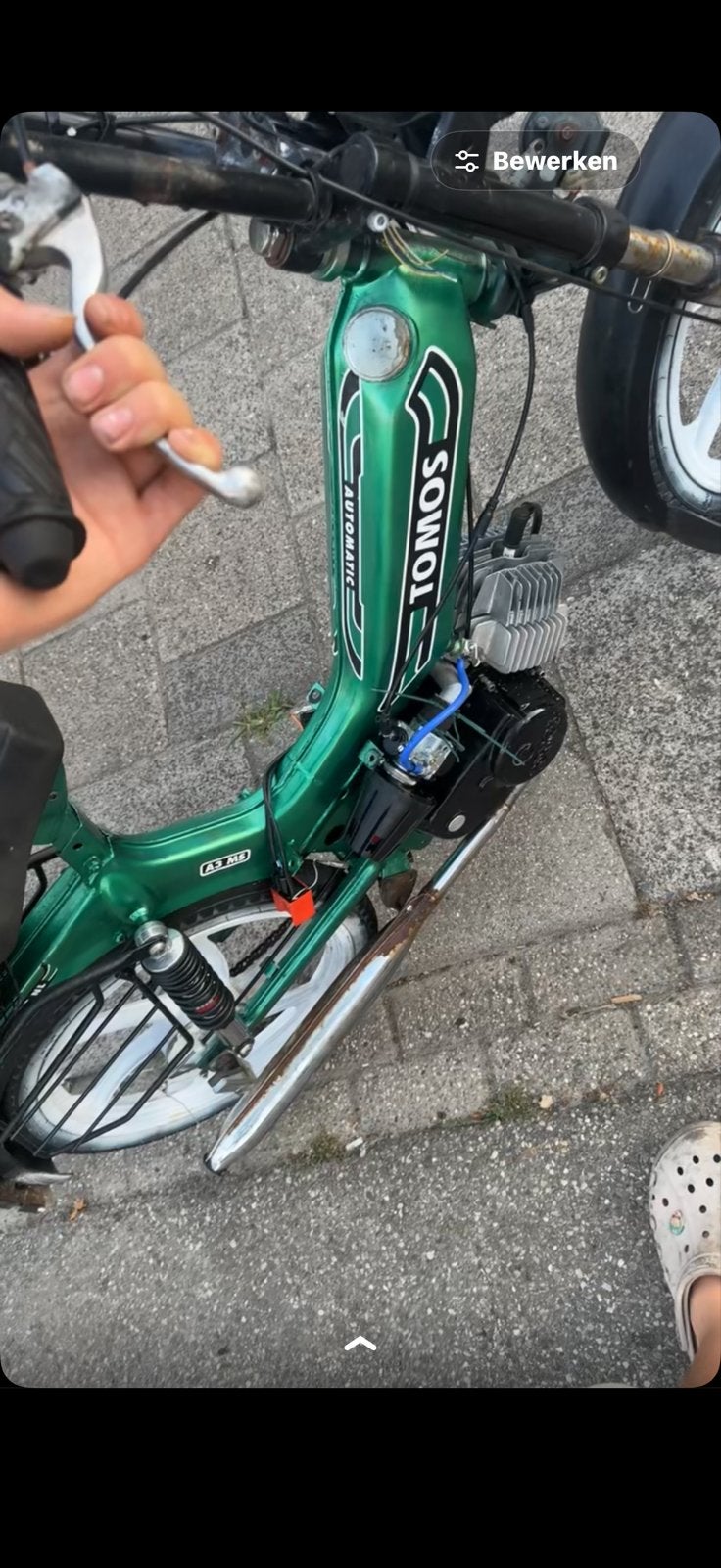 Tomos 70cc met hogedruk kop - Project brommer, Ophalen of Verzenden, Gebruikt