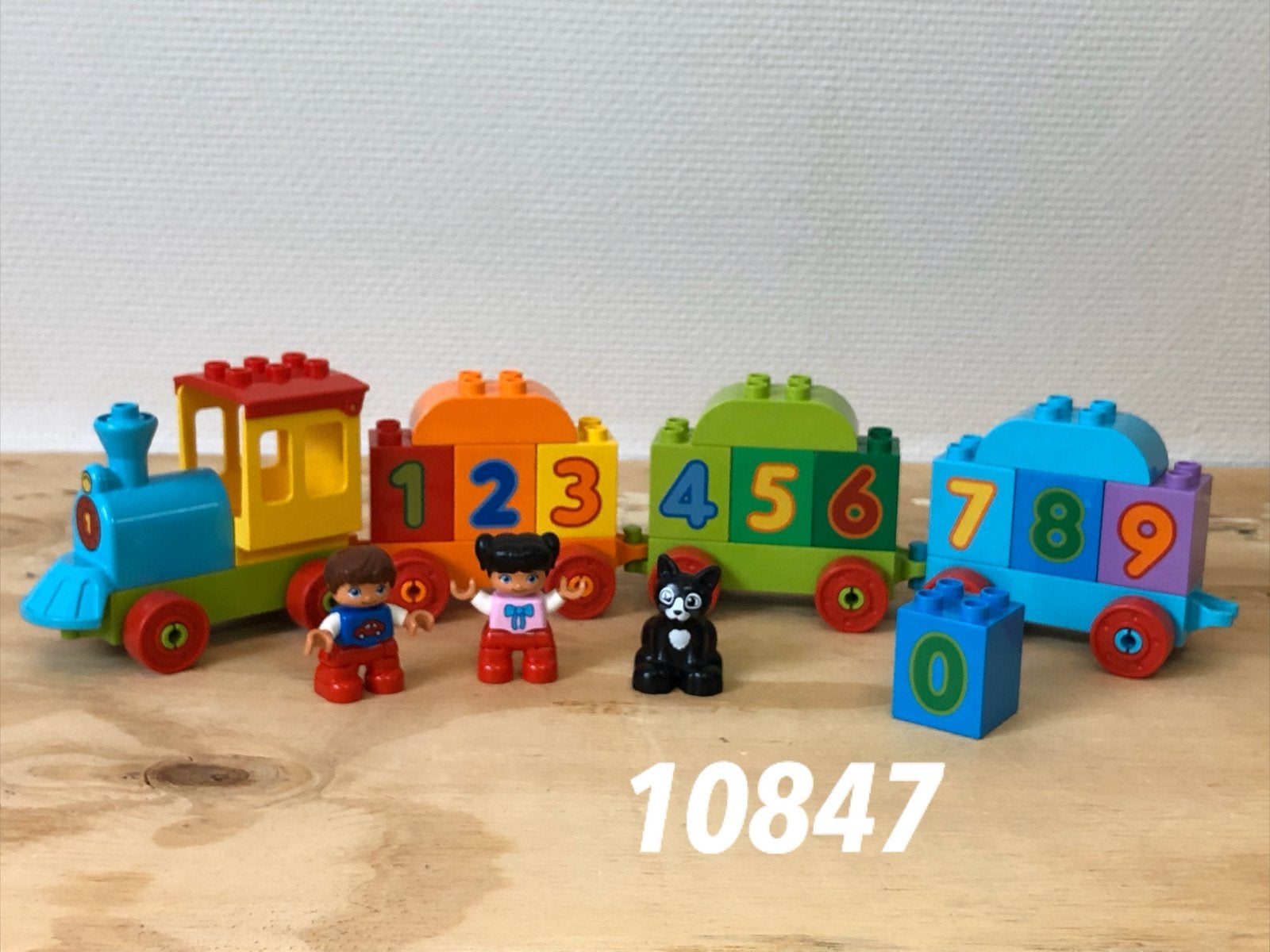 Duplo getallentrein 10847 (compleet) 9, Ophalen of Verzenden, Zo goed als nieuw, Complete set, Duplo