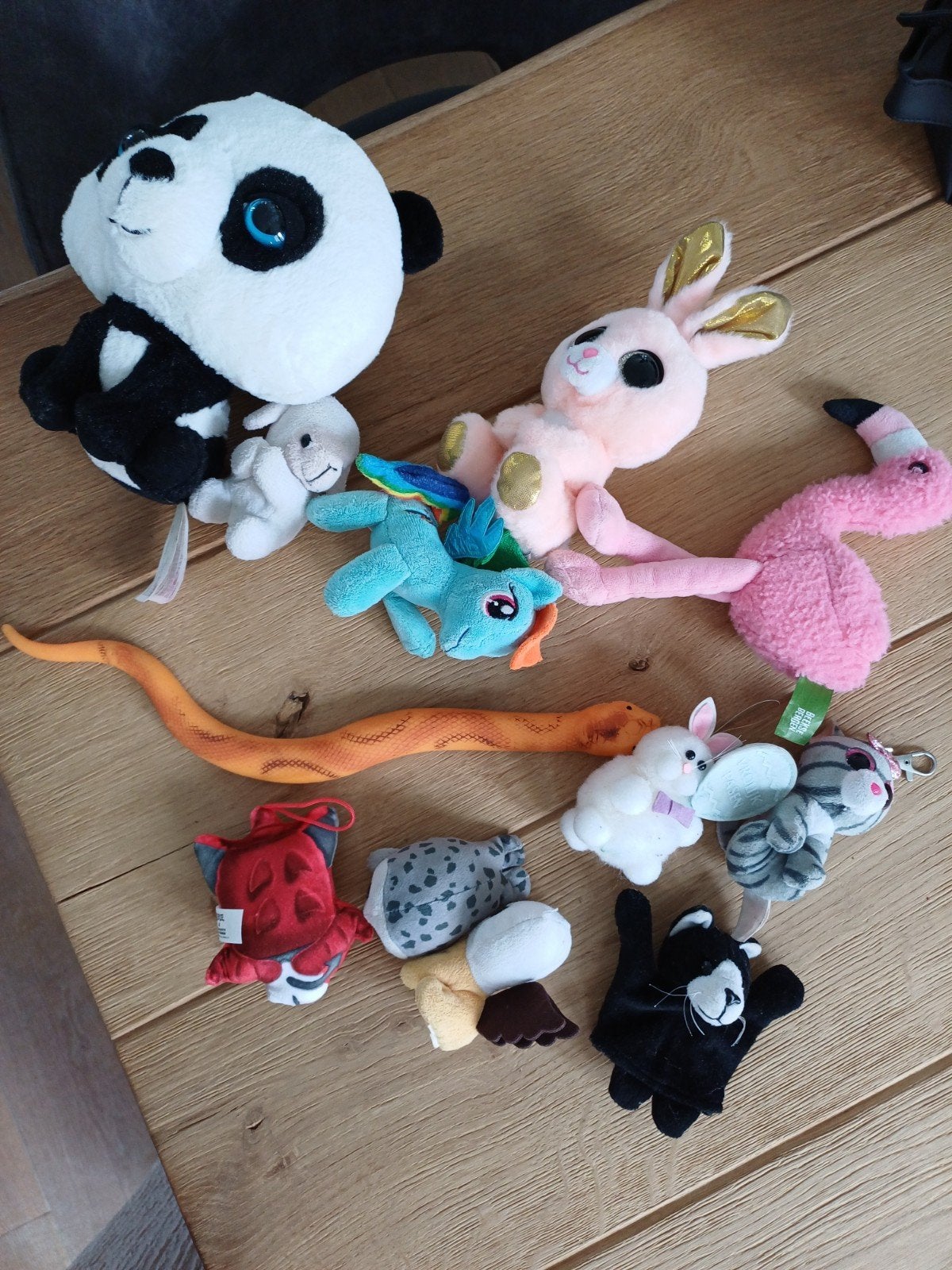 Diverse knuffels en knuffelhangers - Grote collectie, Ophalen, Gebruikt, Overige merken, Overige karakters