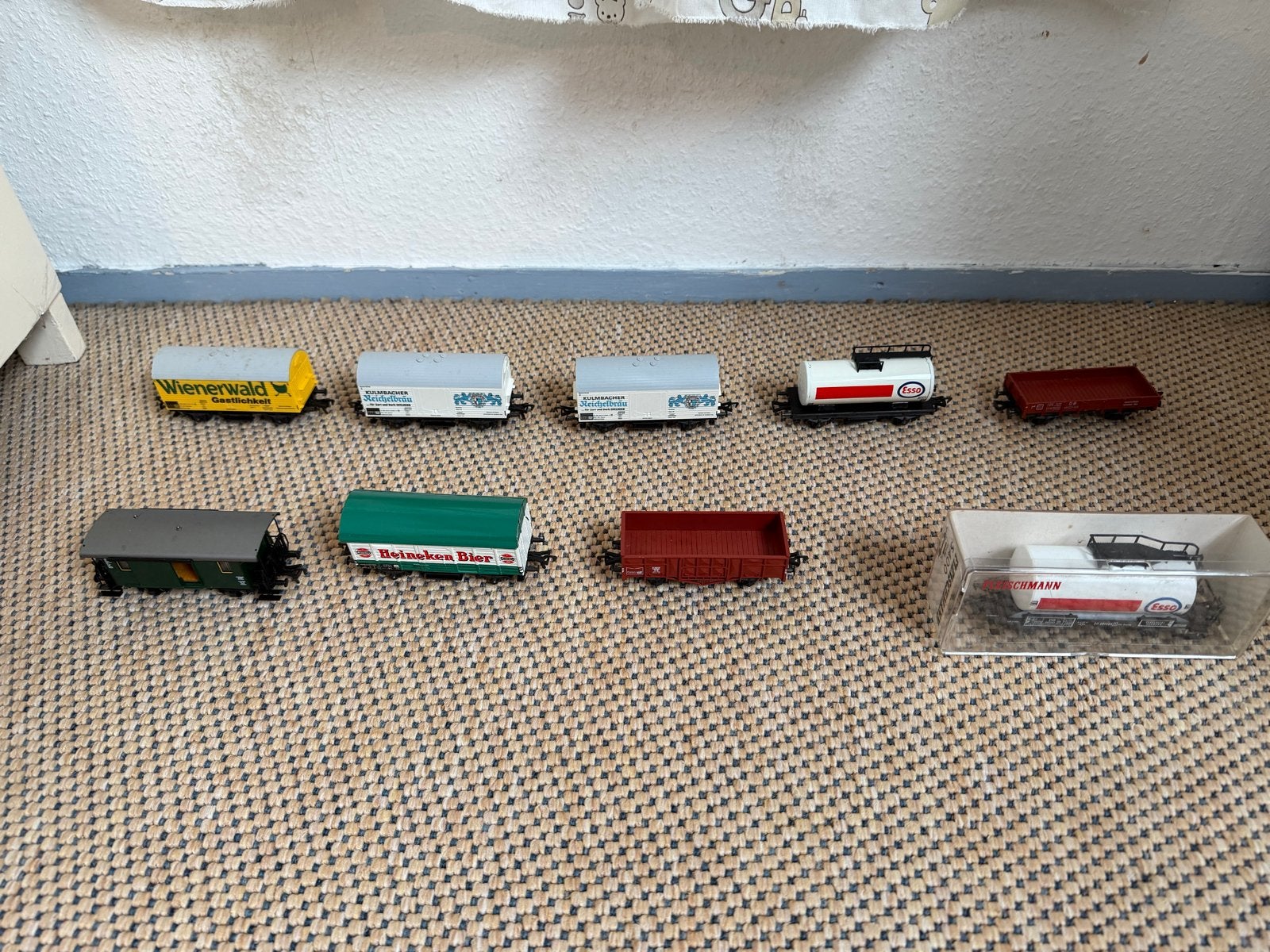 Fleischmann wagons (7 stuks), Gelijkstroom, Fleischmann, Wagon, Ophalen of Verzenden