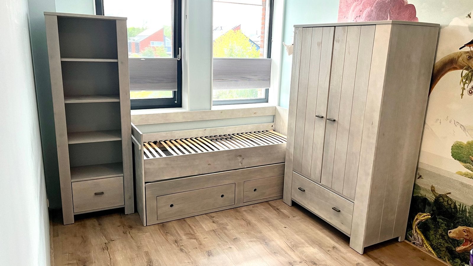 Coming Kids Kinderkamerset: Halfhoogslaper, Kast, Boekenkast, Kinderen en Baby's, Kinderkamer | Complete kinderkamers, Ophalen