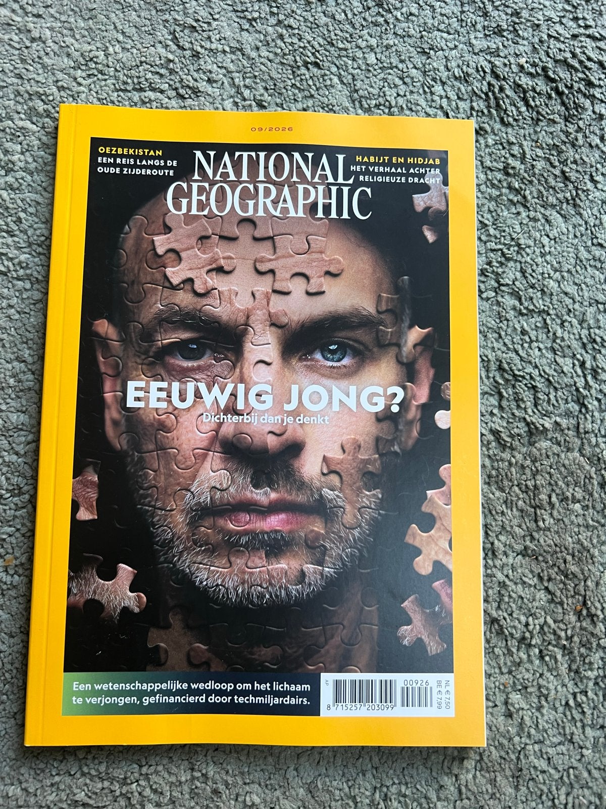National Geographic 09/2020 - Eeuwig Jong?, Boeken, Ophalen of Verzenden, Zo goed als nieuw, Overige typen