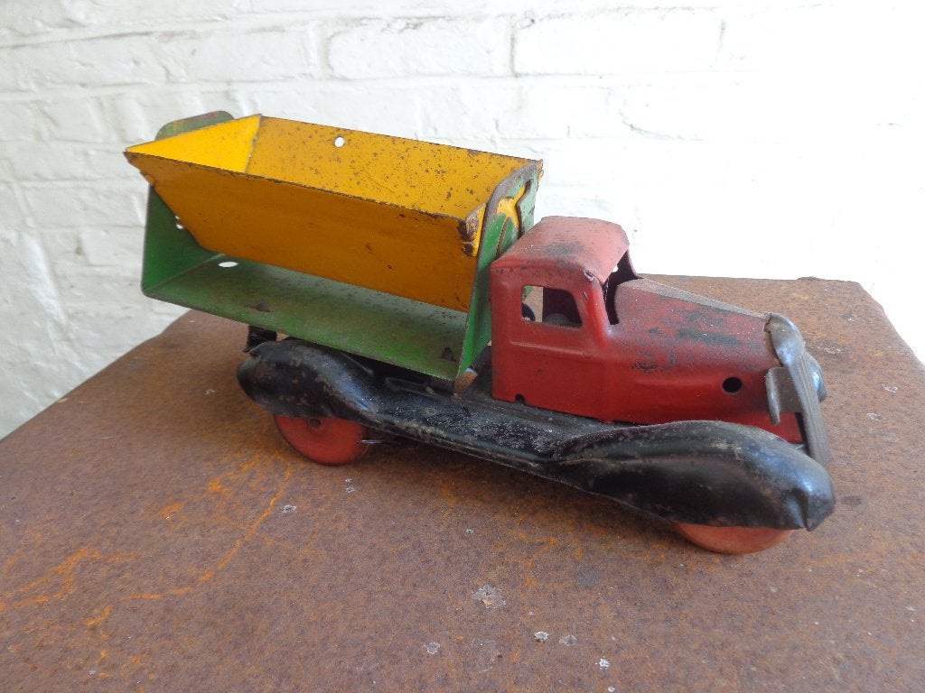 Marx side-dump truck Art Deco jaren '30, Antiek en Kunst, Antiek | Speelgoed, Verzenden