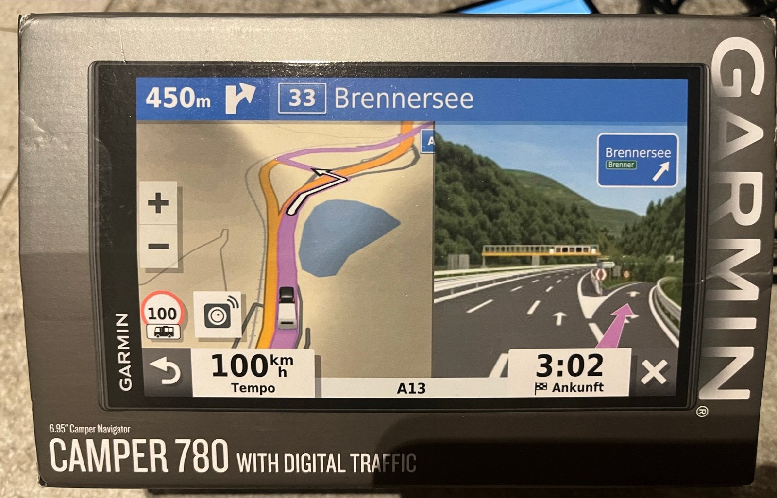 Garmin Camper 780 MT-D Navigatiesysteem, Verzenden, Zo goed als nieuw