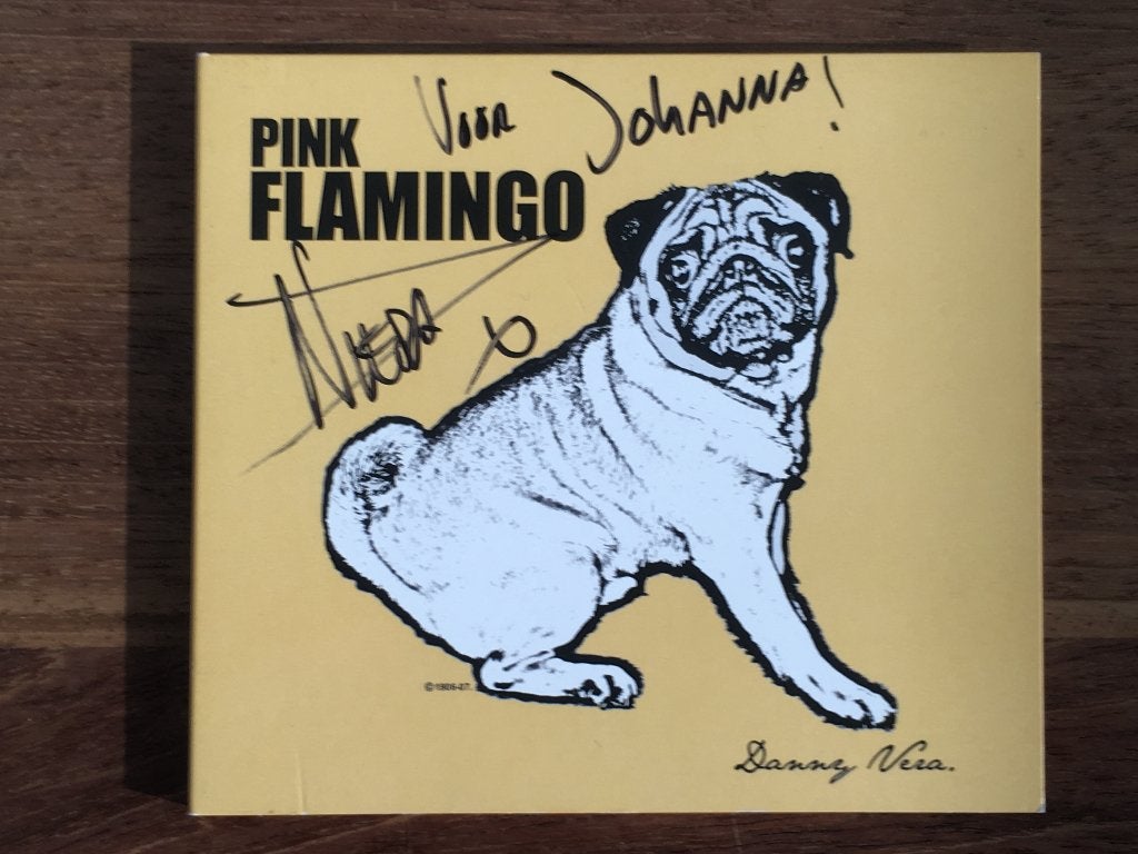 Cd Danny Vera Pink Flamingo DVSL Heruitgave GESIGNEERD, Boxset, Pop, Ophalen of Verzenden, Zo goed als nieuw