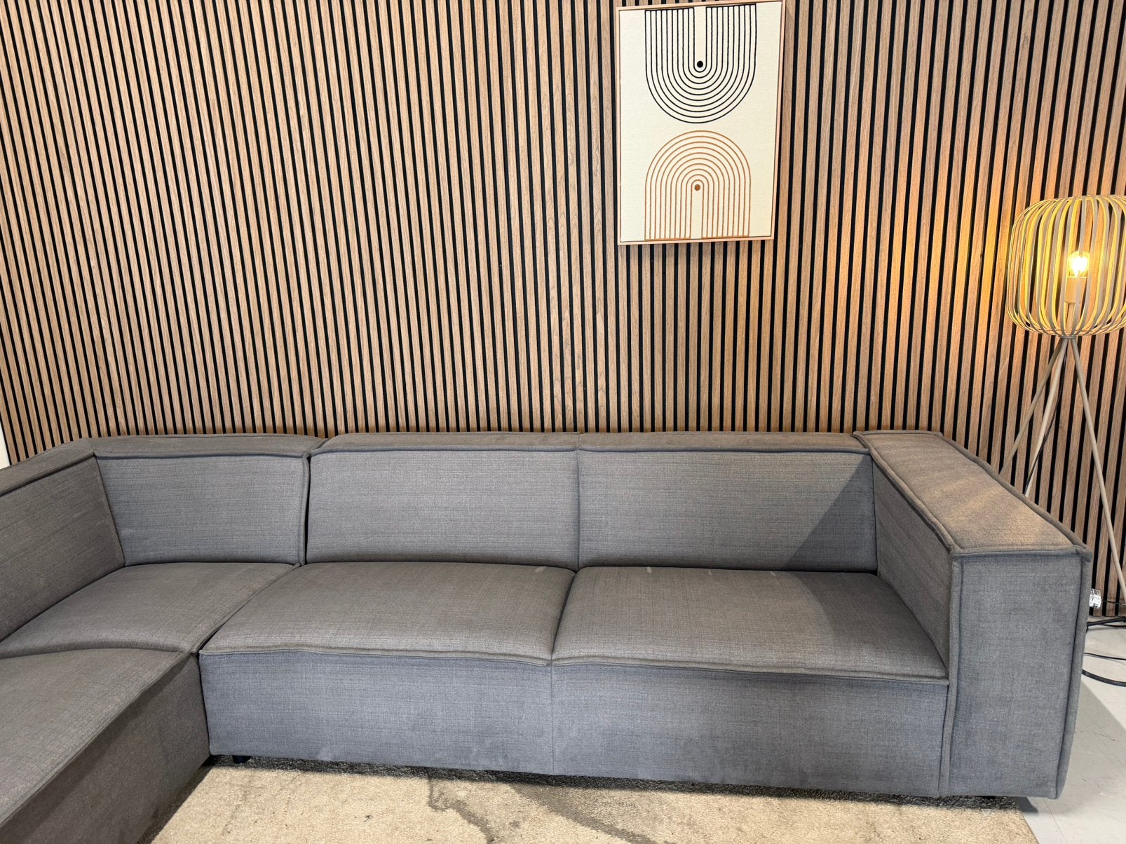 By Sidde - Steel Grey - Hoekbank - Zeer Nette Staat, Ophalen of Verzenden, Zo goed als nieuw, 150 cm of meer, Vierpersoons of meer
