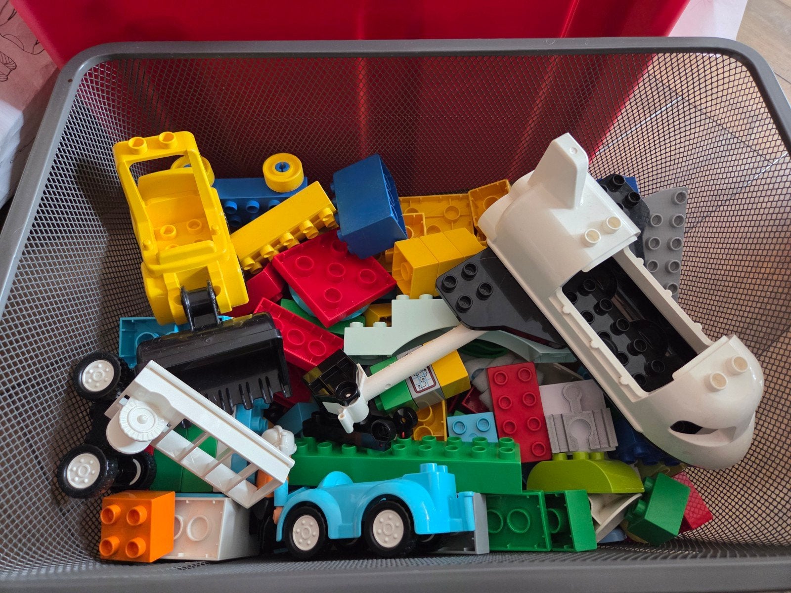 Duplo - incl. Raket auto en bulldozer, Kinderen en Baby's, Speelgoed | Duplo en Lego, Ophalen, Compleet, Zo goed als nieuw, Duplo