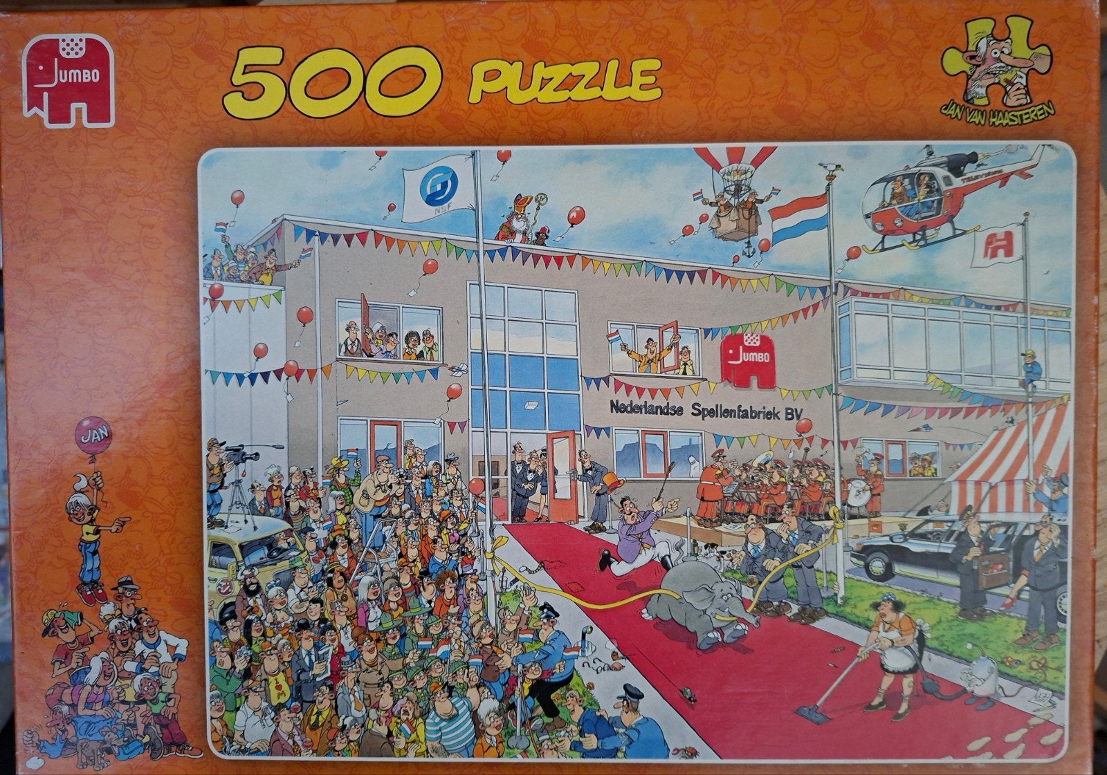 Jan van Haasteren legpuzzel., Ophalen of Verzenden, 500 t/m 1500 stukjes, Zo goed als nieuw, Legpuzzel