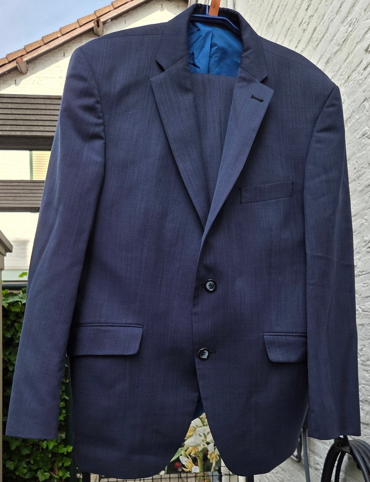 Blauw herenkostuum Roy Robson maat 25, Kleding | Heren, Blauw, Overige maten, Ophalen of Verzenden, Gedragen