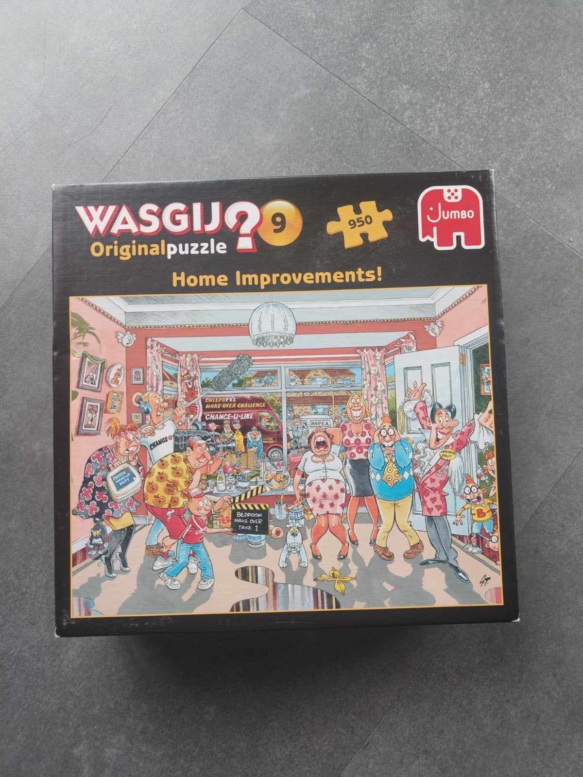 Wasgij Original 9 Home Improvements! Legpuzzel 950 stukjes, Ophalen of Verzenden, 500 t/m 1500 stukjes, Zo goed als nieuw, Legpuzzel