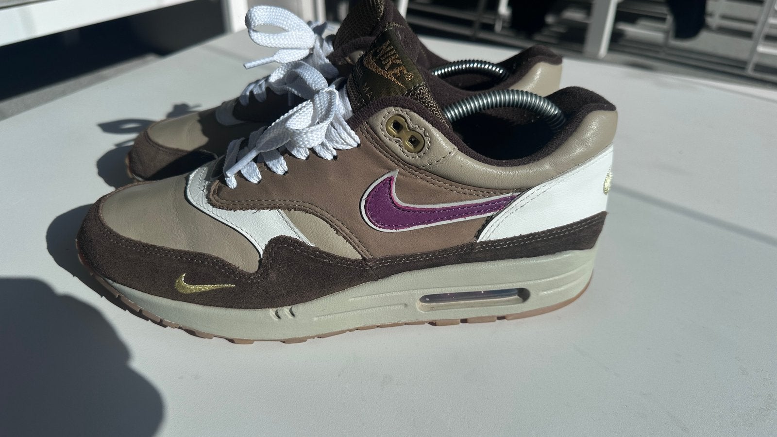Nike air max 1 ‘viotech’, Ophalen, Overige kleuren, Sneakers of Gympen, Zo goed als nieuw